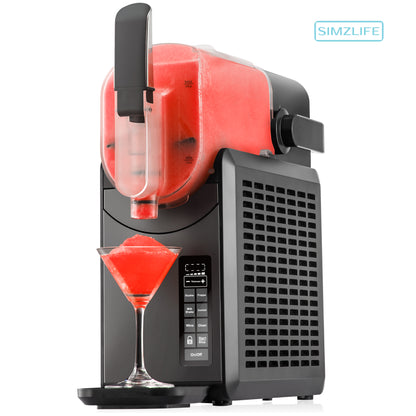 Simzlife Slushie Machine, No Ice Needed, 87.9 oz Smoothie Machine for Home with Self-Cleaning Function, Professional Frozen Drink Maker, 5 Preset Programs, Frozen Margaritas, Milkshake, and More