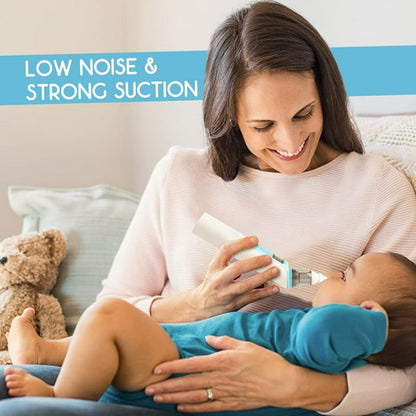 Baby Nose Sucker,Electric Nasal Aspirator for Babies,Baby Nasal Aspirator, Electric Nose Suction for Baby, Booger Sucker for Baby and Toddlers, 6 Levels of Suction