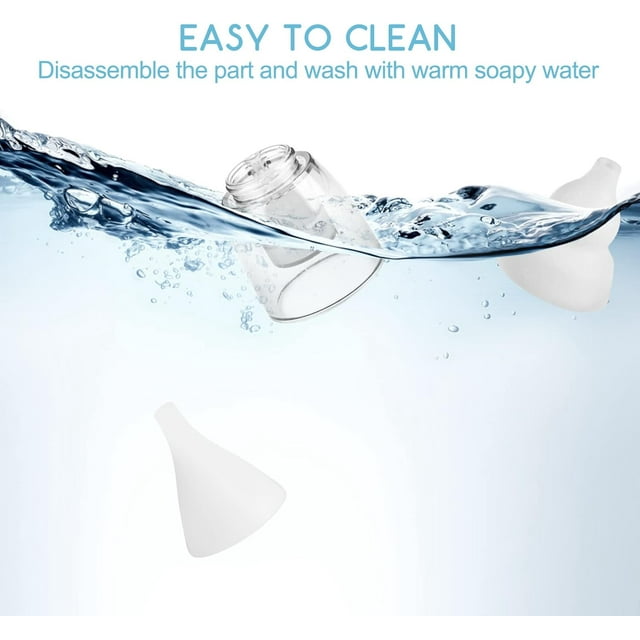 Baby Nose Sucker,Electric Nasal Aspirator for Babies,Baby Nasal Aspirator, Electric Nose Suction for Baby, Booger Sucker for Baby and Toddlers, 6 Levels of Suction