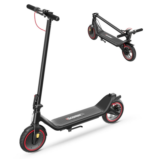 iScooter i8L Electric Scooter for Adults, 18 Miles 350W Escooter, Top Speed 18MPH, Wider Pedals Scooter, Portable Folding Commuter Electric Scooter for Adults and Teens